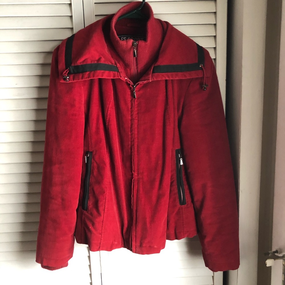 FS Sport Red winter jacket.